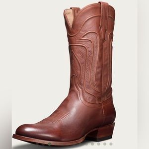 Mens Tecovas Cartwright Bourbon Calf Skin Boots